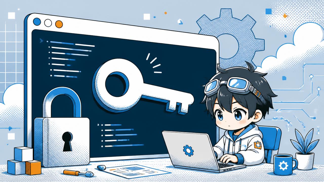 Terminal affichant une configuration OpenSSH sur fond bleu clair